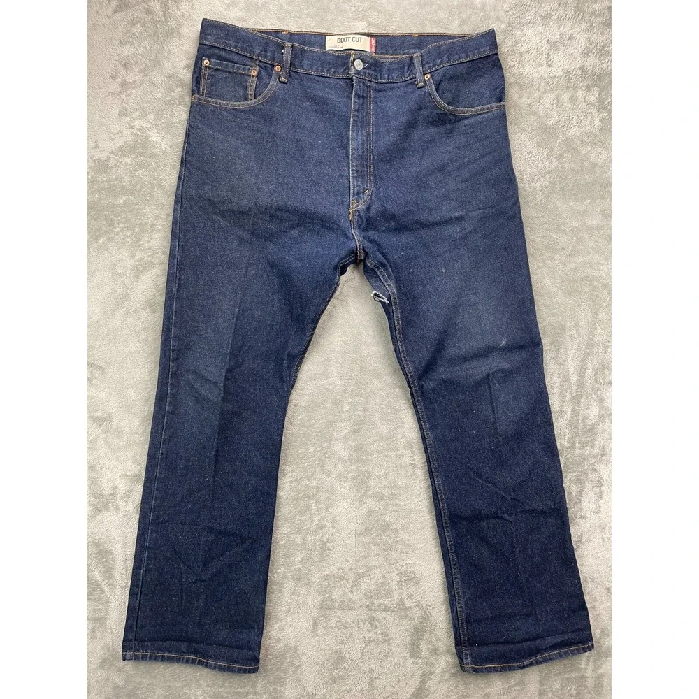 Levi's Men's 517 Bootcut Jeans 40x32 (Real 40x34) Blue Denim Medium Wash Zip Fly